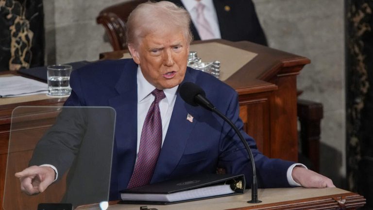 President Trump Defends Start To His Second Term During Address To Congress