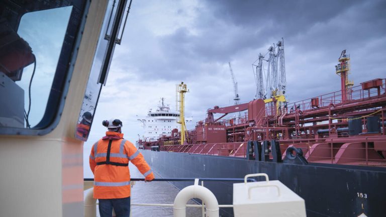 US-Flagged Oil Tanker Collides With Container Ship