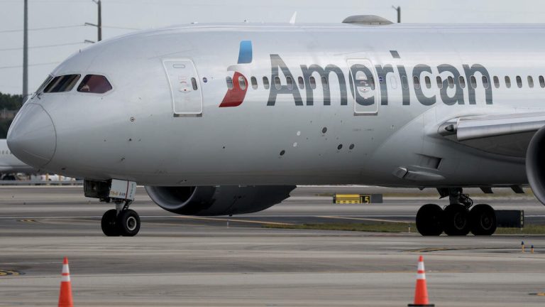 Video Shows American Airlines Plane On Fire At Airport