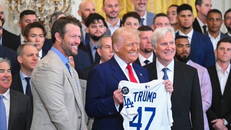 Dodgers Join President Trump At The White House