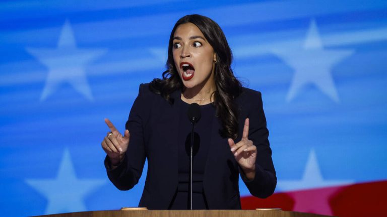 Photo Shows AOC On First-Class Flight To ‘Fighting Oligarchy’ Rally