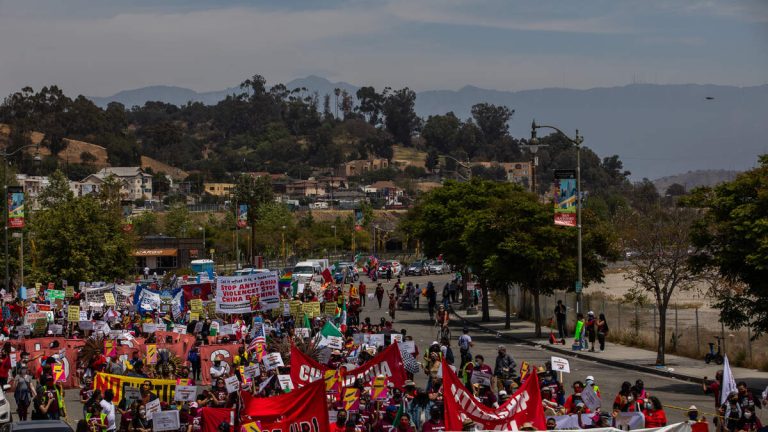 Rallies Across LA Area Mark May Day