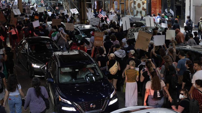 Video Shows Car Plow Through Crowd Of Anti-ICE Protesters