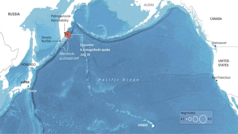 Tsunami Waves Hit US Amid World’s Strongest Earthquake