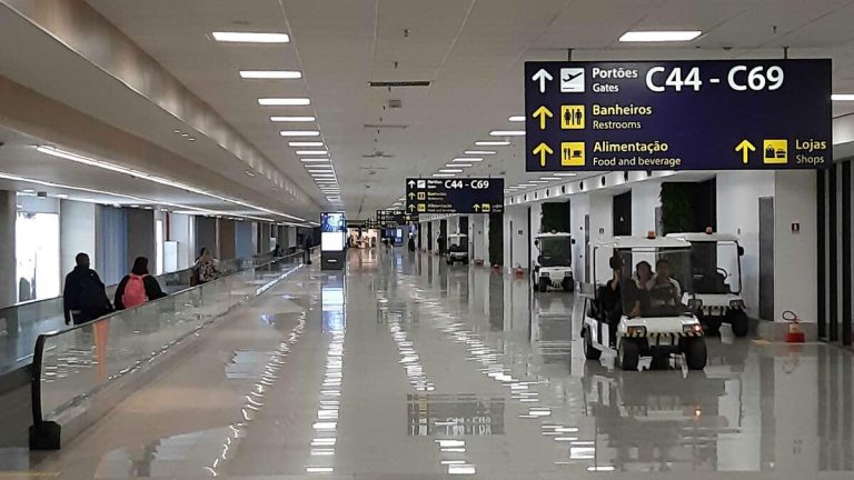 Video Shows Drunk Man Joyriding Stolen Golf Cart Through Airport Terminal
