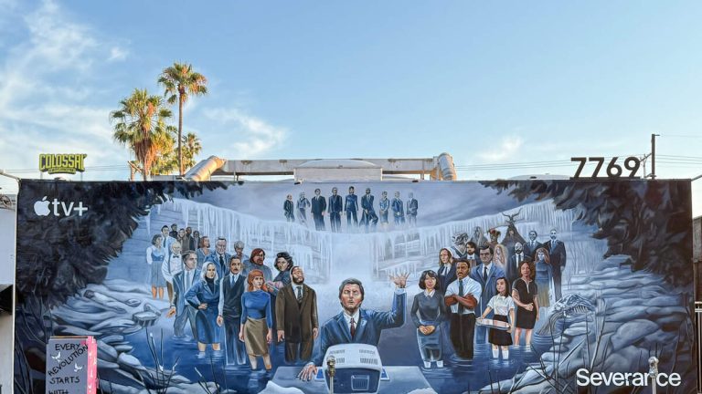 ‘Severance’-Inspired Mural Pops Up on Melrose in Hollywood