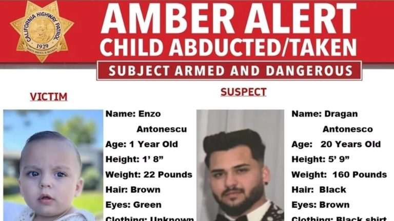 Amber Alert Issued for Baby Taken Violently by Father,Paternal Grandparents