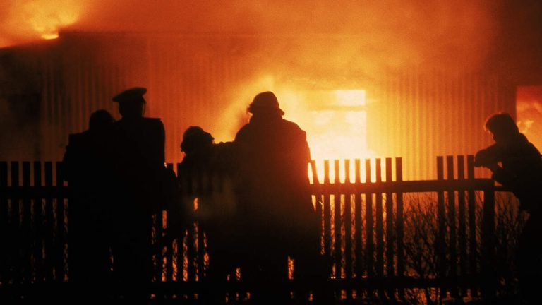 Doorbell Cam Shows Neighbor Frantically Banging On Door As House Burns