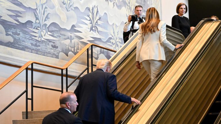 Trump Calls For Arrests In UN Escalator Incident