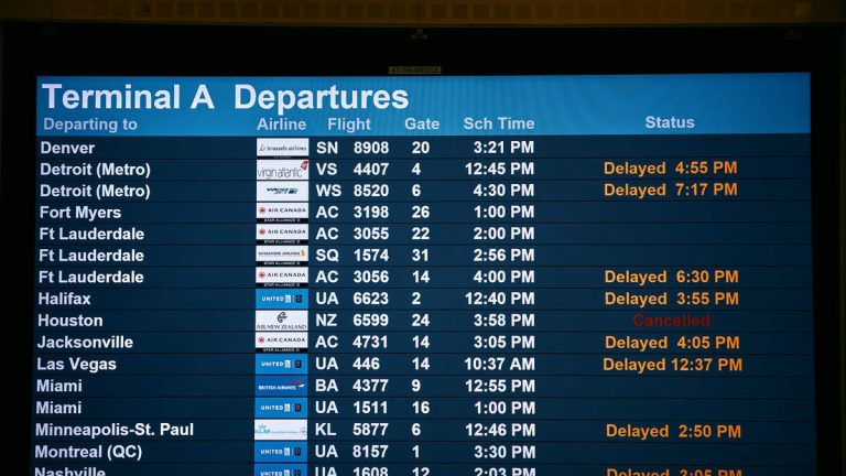 Air Traffic Controller Shortage Causes Chaos With Canceled, Delayed Flights