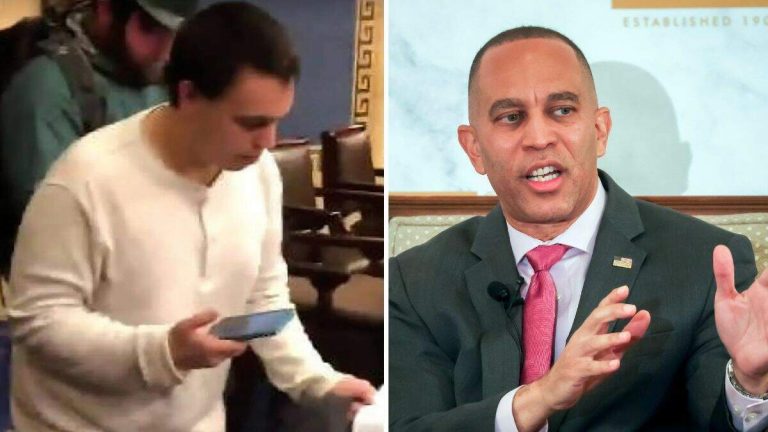 Pardoned Capitol Rioter Arrested For Threatening To Kill Hakeem Jeffries