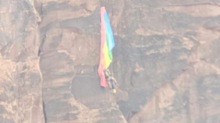 BASE Jumper Rescued After Crash Left Him Dangling Off Cliff