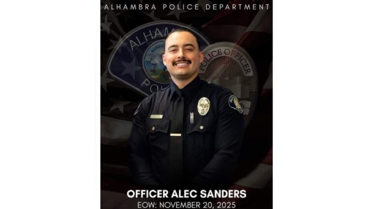 Candlelight Vigil Set for Tuesday evening for Fallen Alhambra Officer