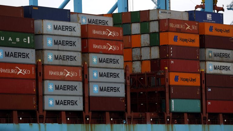 Crews Continue Fighting Electrical Fire on Container Ship in San Pedro