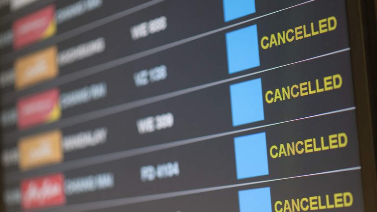 Hundreds Of US Flights Canceled As FAA Reductions Go Into Effect