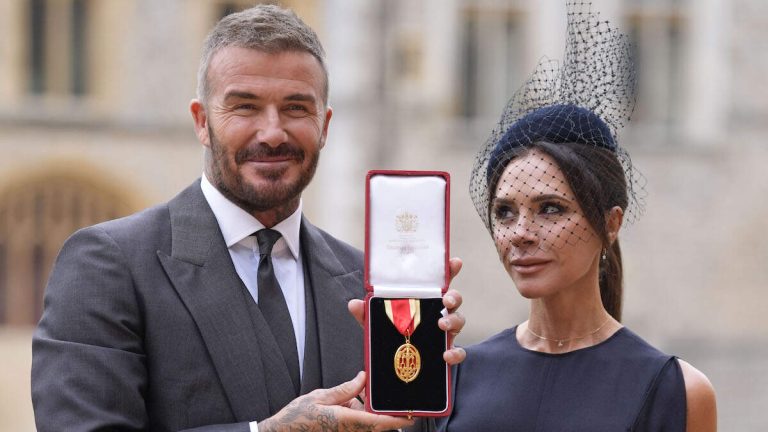 Sir David Beckham Knighted By King Charles