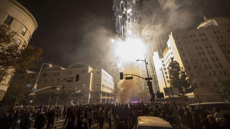 Tear Gas Deployed During Dodgers’ Fans Chaotic World Series Celebration