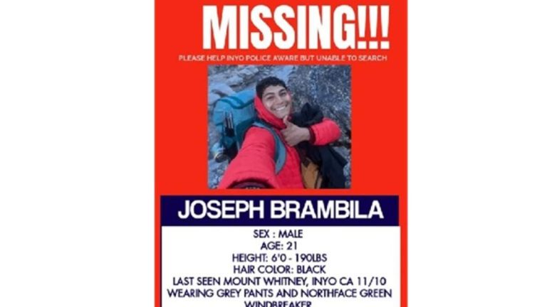 Body Recovered On Mt. Whitney May Be Missing Hiker Joseph Brambila