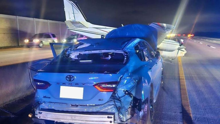 Plane Crashes Into Traffic While Making Emergency Landing On Highway