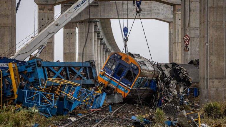 At Least 32 Dead, 66 Injured In Construction Crane Collapse On Train