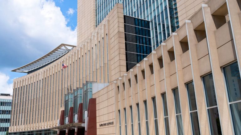 Man Arrested For Allegedly Vandalizing Federal Courthouse In Minneapolis