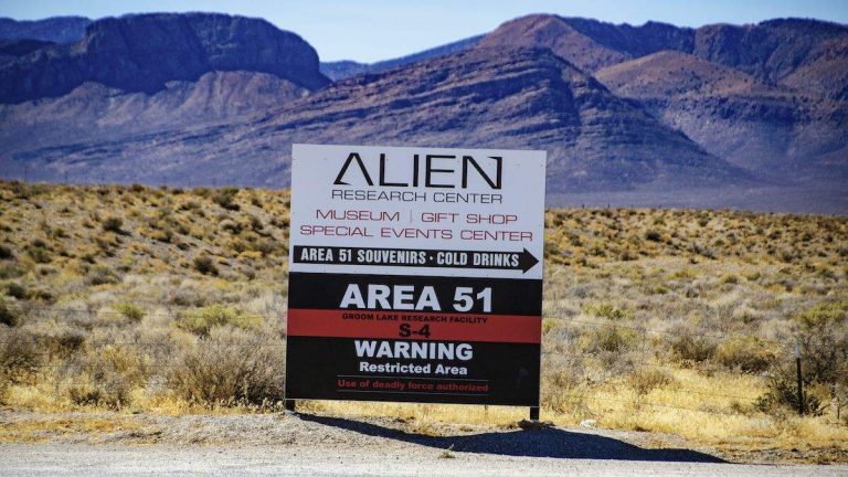 Mysterious ‘Dorito-Shaped’ Aircraft Spotted Over Area 51
