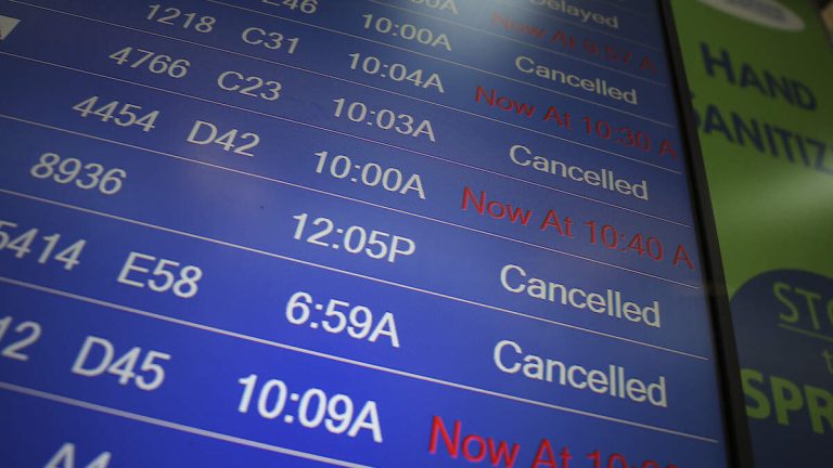 Total Number Of US Flights Canceled Amid Massive Winter Storm Revealed