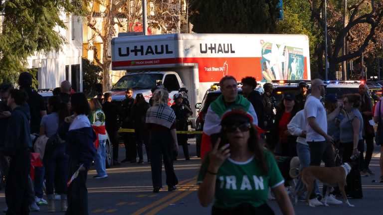 U-Haul Truck Drives Into Crowd During Anti-Iranian Regime Rally In US