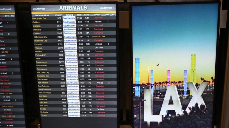 Fallout from East Coast Blizzard Hits LAX