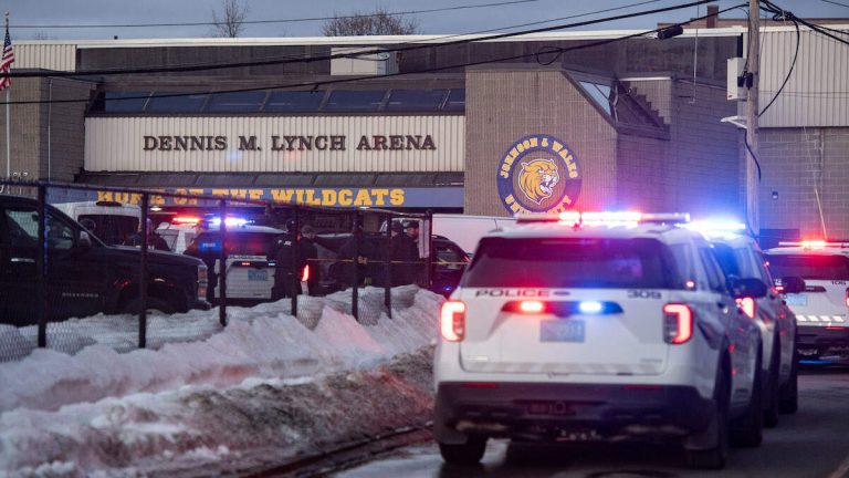 Video Shows Heroes Wrestle Hockey Game Shooter