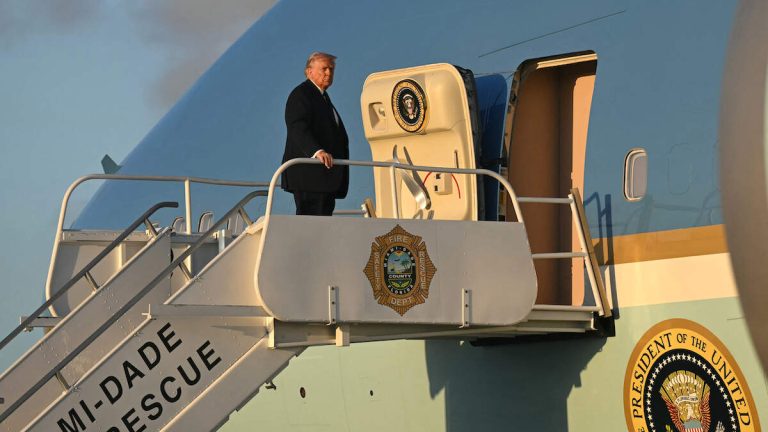 F-16 Jets Deploy Flares After Security Scare Near Air Force One