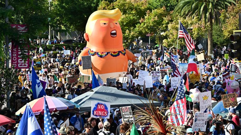 Large Crowds Expected in Downtown LA for `No Kings’ Protest