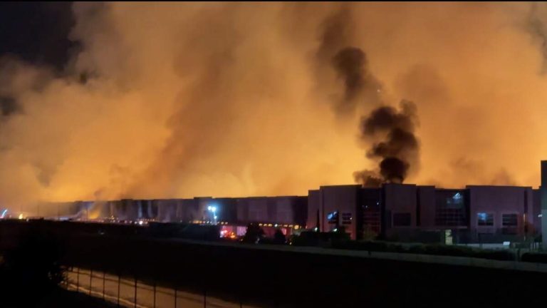 Arson Suspect Arrested After Fire Engulfs Major Company’s Warehouse
