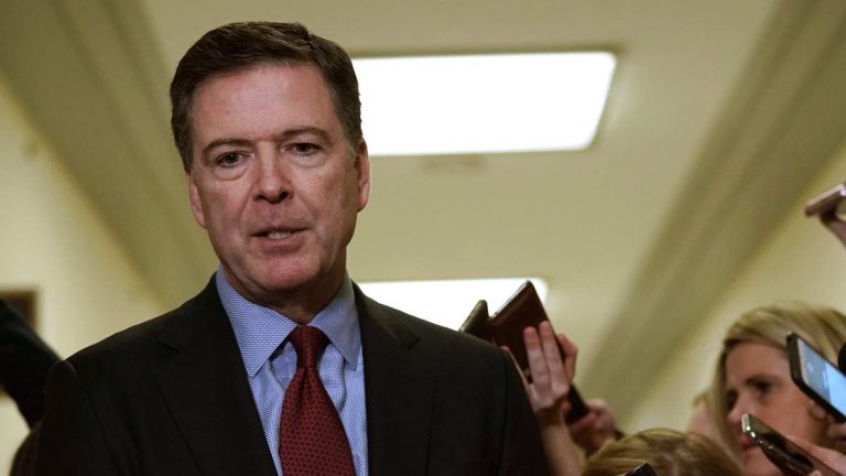 James Comey Appears In Court Over Alleged Threat Against President Trump