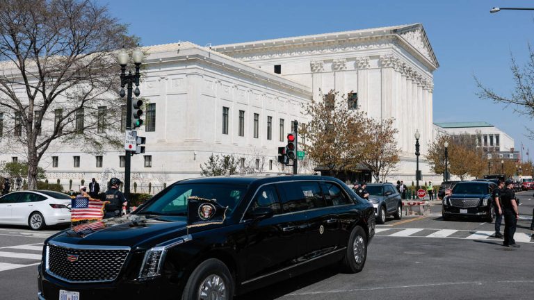 President Trump Attends SCOTUS Hearing On Birthright Citizenship