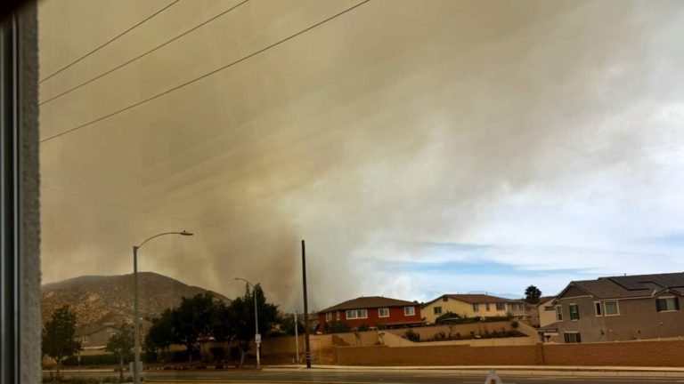 Springs Fire Forces Evacuations in Moreno Valley