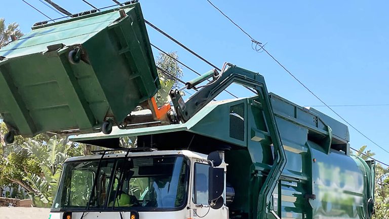 Trash Company Empties Full Dumpster On Lawn Of Customer Who Didn’t Pay Bill