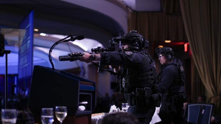 Trump Shares Video Of Shooting At White House Correspondents’ Dinner