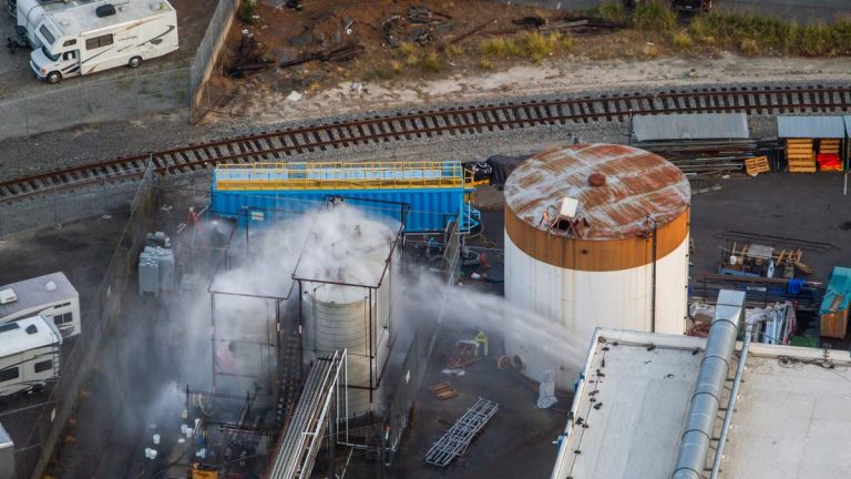All-Night Mission to Assess Chemical Tank Pressure in Garden Grove