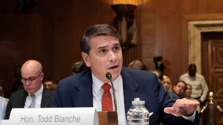 Blanche Defends ‘Anti-Weaponization’ Fund to GOP Senators