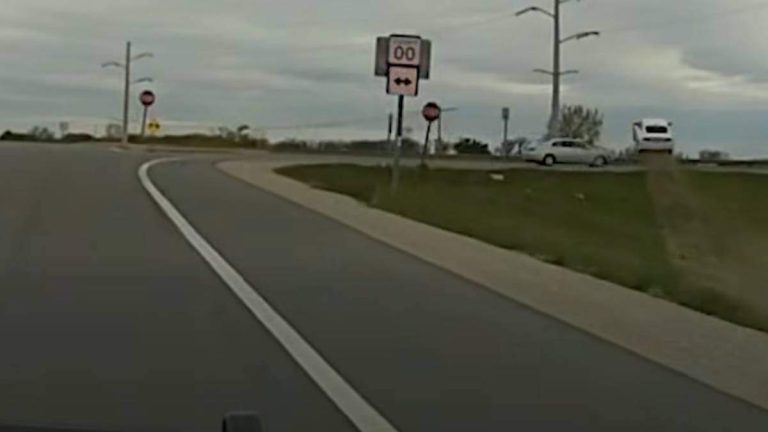 Car Goes Airborne, Jumps Over Another Car During Wild Police Chase