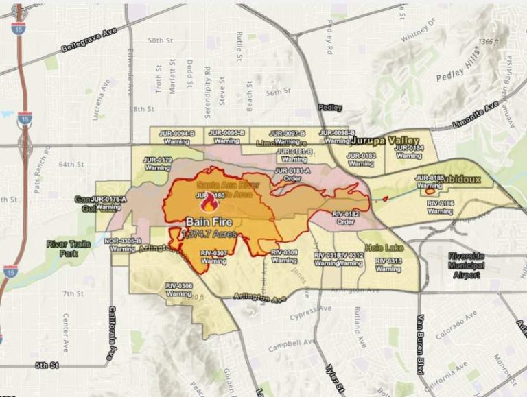 Drones Halt Air Firefight at Bain Fire in Riverside County
