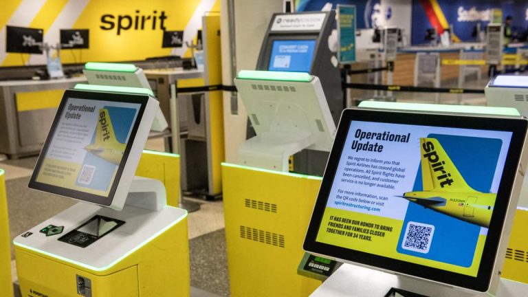 Spirit Airlines Shuts Down, Leaving Thousands Of Passengers Stranded