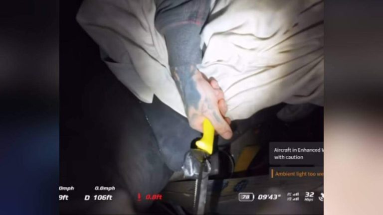 Deputies Use Drone With A Magnet To Disarm Suspect Hiding In Garage
