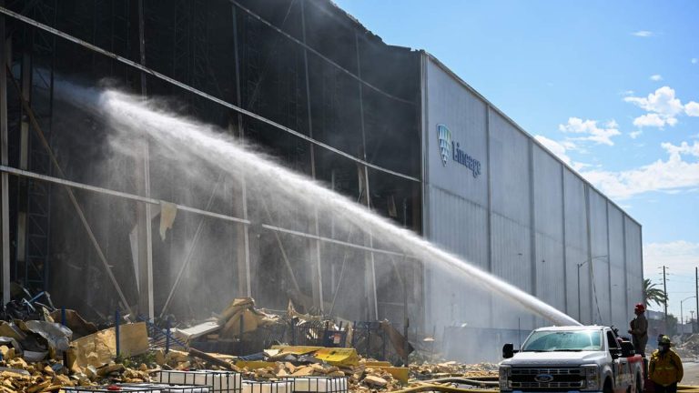 LAFD May Turn Fire-Damaged Warehouse Over to Company Today