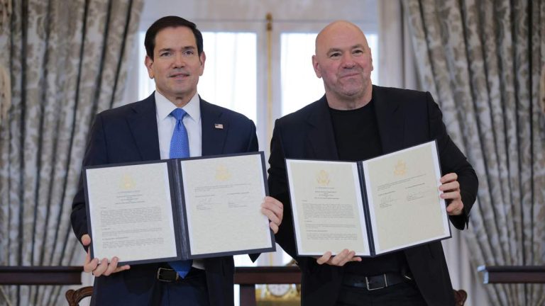 Rubio Signs MOU with UFC for Sports Diplomacy