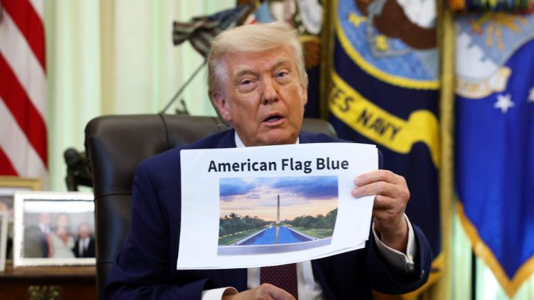 Trump: Reflecting Pool Project Completed
