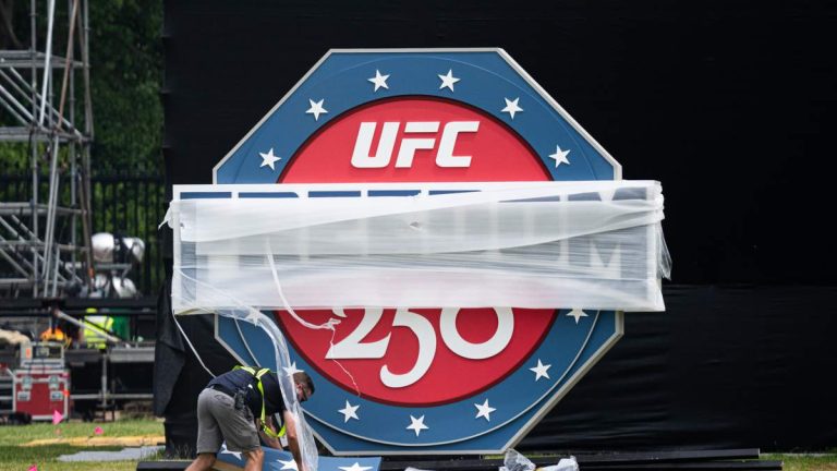 UFC Equipment Blocks Lincoln Memorial, Upsets Visitors
