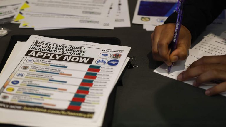 Weekly Jobless Claims Down Slightly