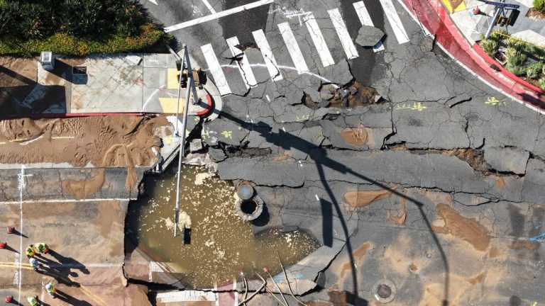 LADWP Says Sunset Boulevard Will Reopen Friday with Sinkhole Repaired